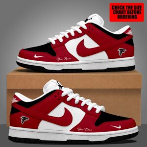 Limited Edition – Customized NFL Atlanta Falcons Dunk Low Shoes