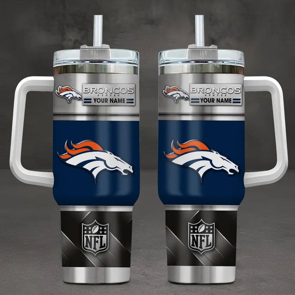 Limited Edition – Customized NFL Denver Broncos Tumbler Cup