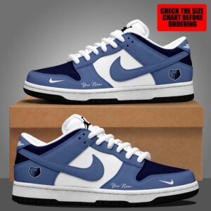 Limited Edition – Customized NBA Memphis Grizzlies Dunk Low Shoes