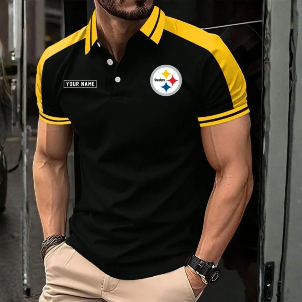 Limited Edition – Customized NFL Pittsburgh Steelers Polo Shirt