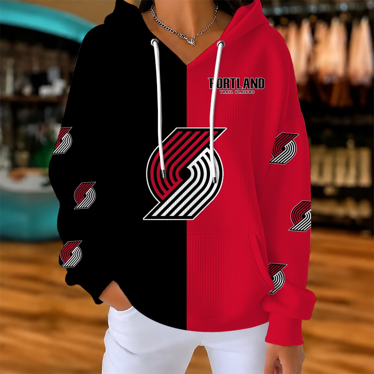 Limited Edition – Customized NBA Portland Trail Blazers Ribbed Hoodie & Sweatshirt