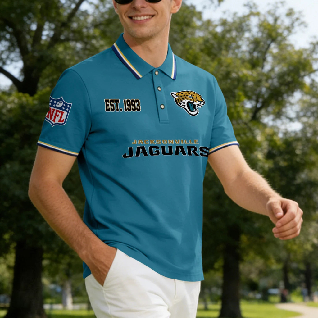 Limited Edition – Customized NFL Jacksonville Jaguars Polo Shirt