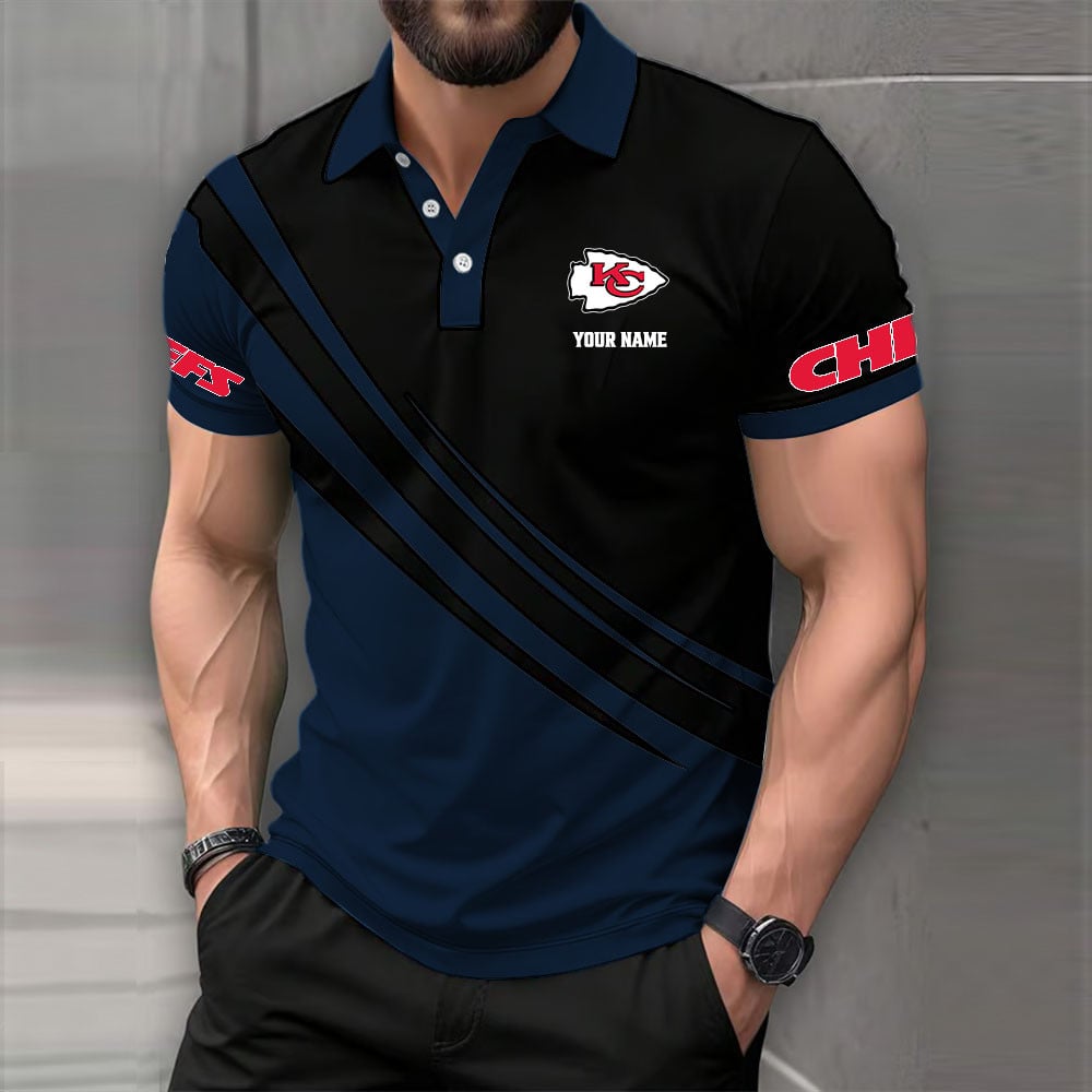 Limited Edition – Customized NFL Kansas City Chiefs Polo Shirt - Image 8