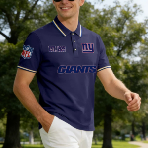 Limited Edition – Customized NFL New York Giants Polo Shirt