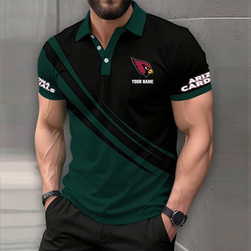 Limited Edition – Customized NFL Arizona Cardinals Polo Shirt - Image 3