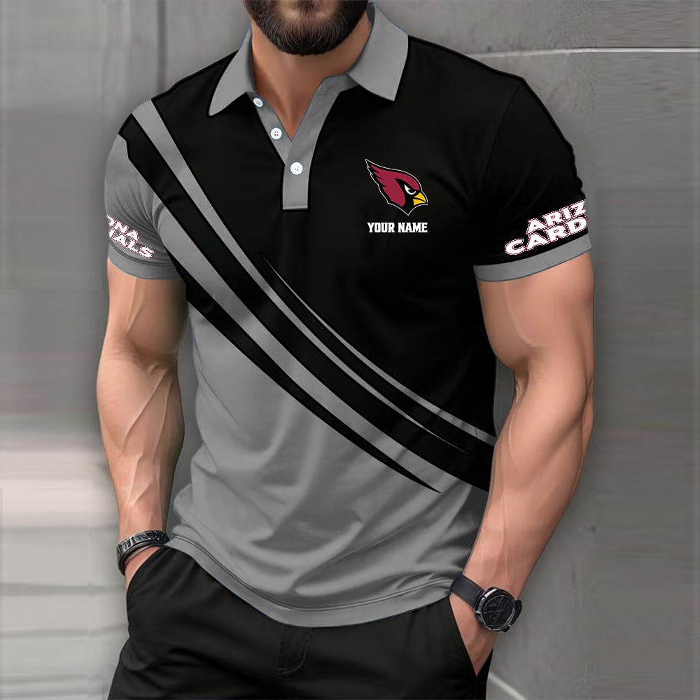 Limited Edition – Customized NFL Arizona Cardinals Polo Shirt - Image 4