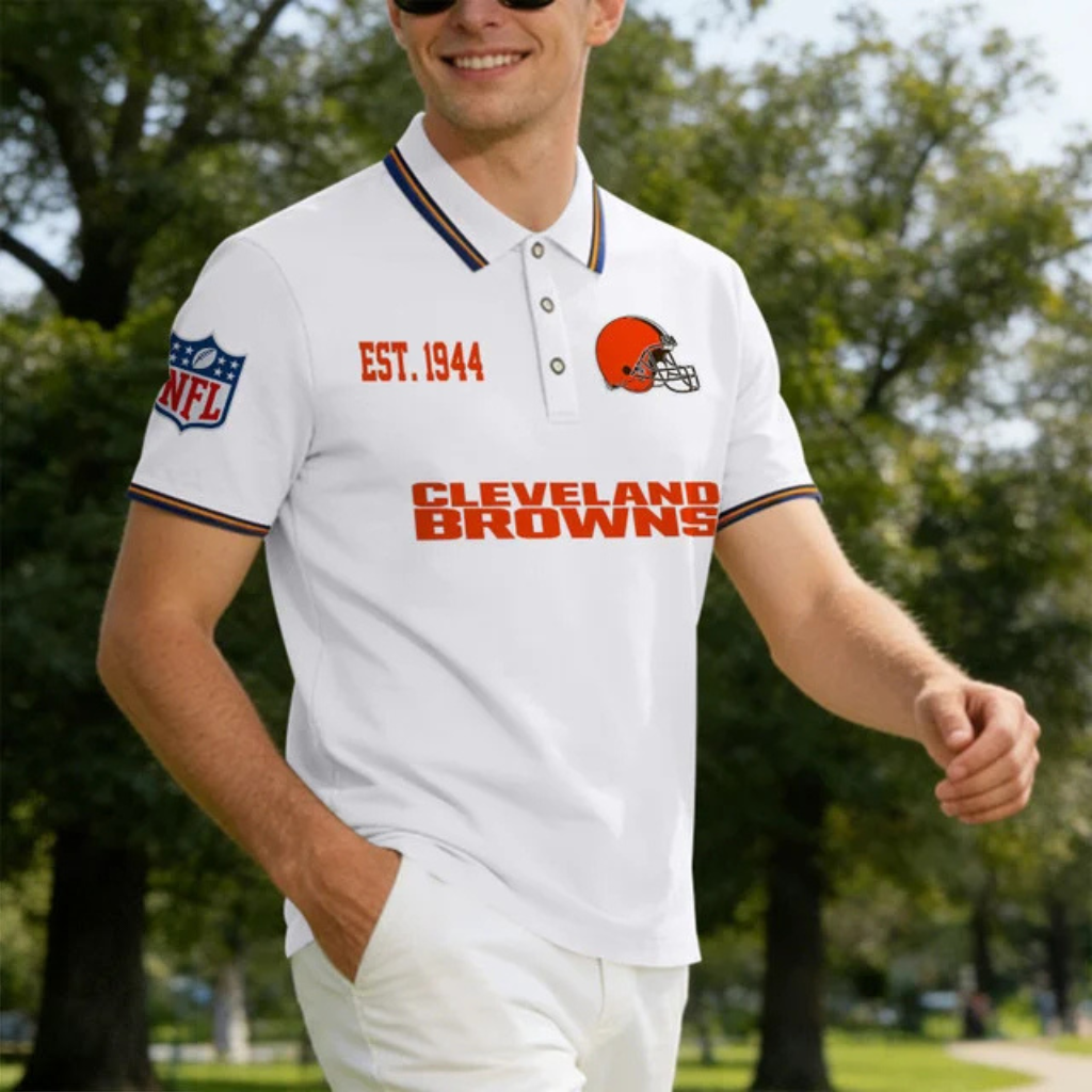 Limited Edition – Customized NFL Cleveland Browns Polo Shirt