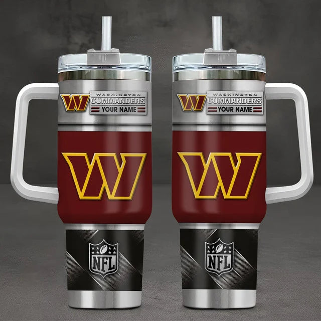 Limited Edition – Customized NFL Washington Commanders Tumbler Cup