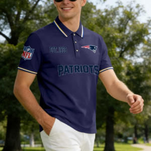 Limited Edition – Customized NFL New England Patriots Polo Shirt