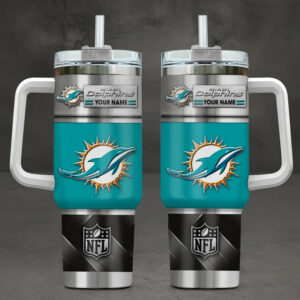 Limited Edition – Customized NFL Miami Dolphins Tumbler Cup