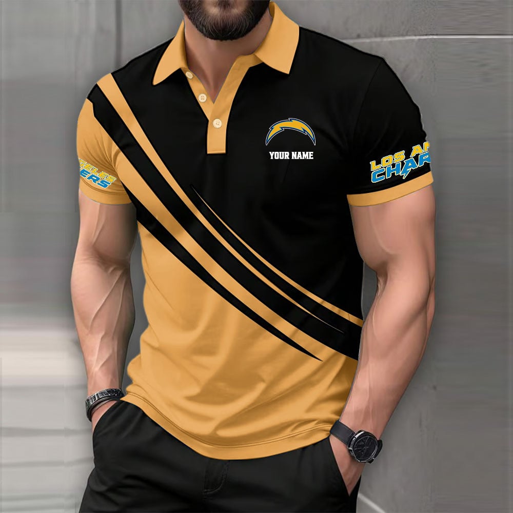 Limited Edition – Customized NFL Los Angeles Chargers Polo Shirt