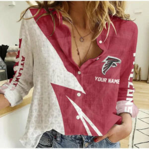 Limited Edition – Customized NFL Atlanta Falcons Women Casual Shirt