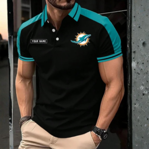 Limited Edition – Customized NFL Miami Dolphins Polo Shirt