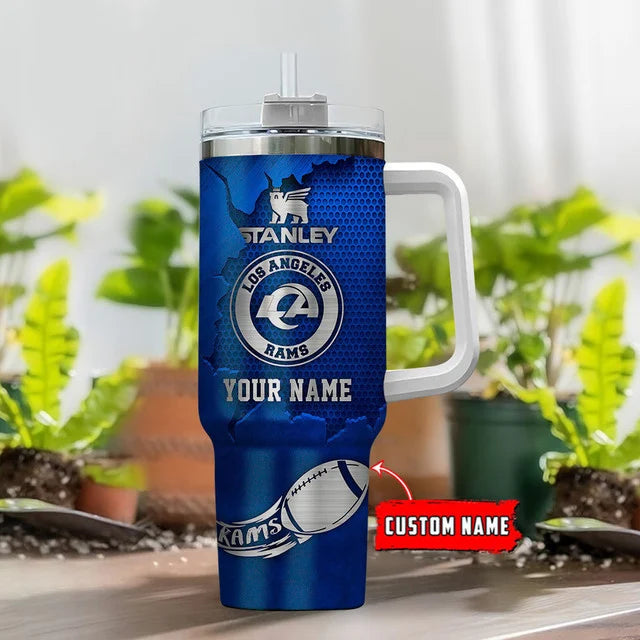 Limited Edition – Customized NFL Los Angeles Rams Tumbler Cup - Image 2