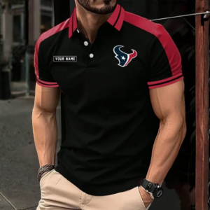 Limited Edition – Customized NFL Houston Texans Polo Shirt