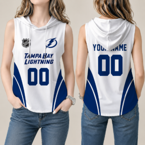 Limited Edition – Customized NHL Tampa Bay Lightning Women’S Sleeveless Hooded Pocket Tank Top