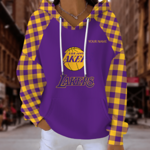 Limited Edition – Customized NBA Los Angeles Lakers Ribbed Hoodie & Sweatshirt