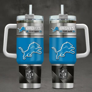 Limited Edition – Customized NFL Detroit Lions Tumbler Cup