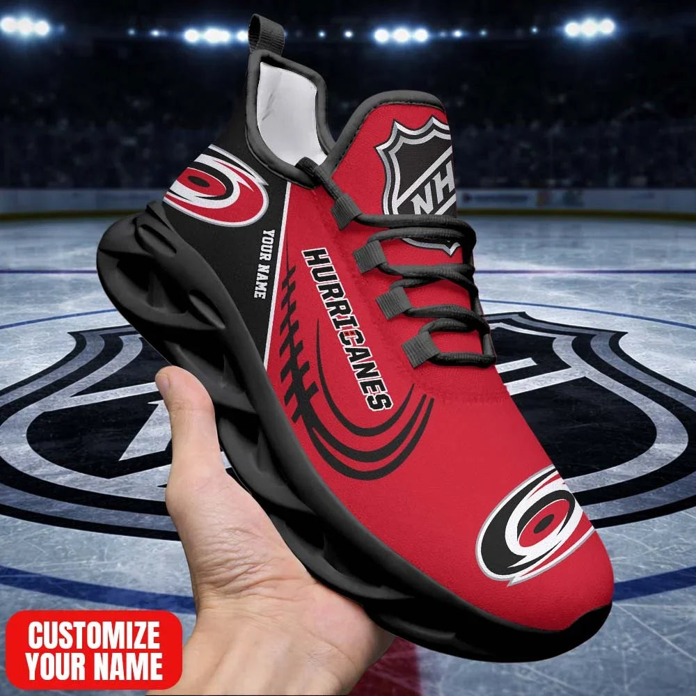 Limited Edition – Customized NHL Carolina Hurricanes Premium Max Soul Sneakers - Image 2