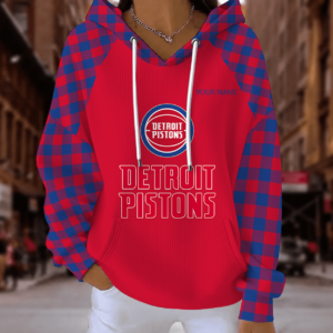 Limited Edition – Customized NBA Detroit Pistons Ribbed Hoodie & Sweatshirt