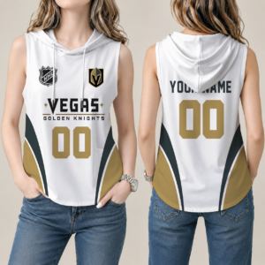 Limited Edition – Customized NHL Vegas Golden Knights Women’S Sleeveless Hooded Pocket Tank Top