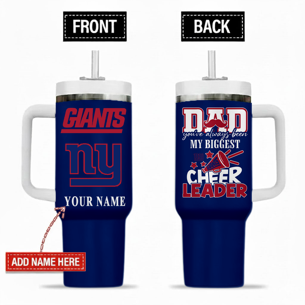 Limited Edition – Customized NFL New York Giants 40Oz Tumbler