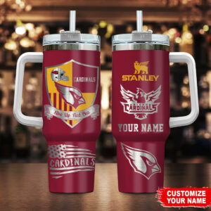 Limited Edition – Customized NFL Arizona Cardinals 40 Oz Tumbler
