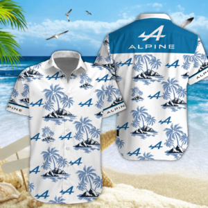 Limited Edition – Customized F1 Alpine Unisex Hawaiian Shirt & Shorts Set