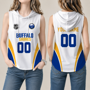 Limited Edition – Customized NHL Buffalo Sabres Women’S Sleeveless Hooded Pocket Tank Top