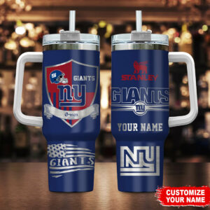 Limited Edition – Customized NFL New York Giants 40 Oz Tumbler