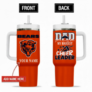 Limited Edition – Customized NFL Chicago Bears 40Oz Tumbler