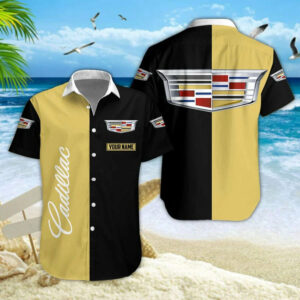 Limited Edition – Customized F1 Cadillac Unisex Hawaiian Shirt & Shorts Set
