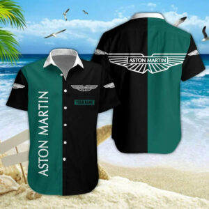 Limited Edition – Customized F1 Aston Martin Unisex Hawaiian Shirt & Shorts Set