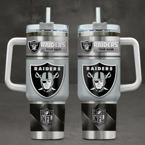Limited Edition – Customized NFL Las Vegas Raiders Tumbler Cup