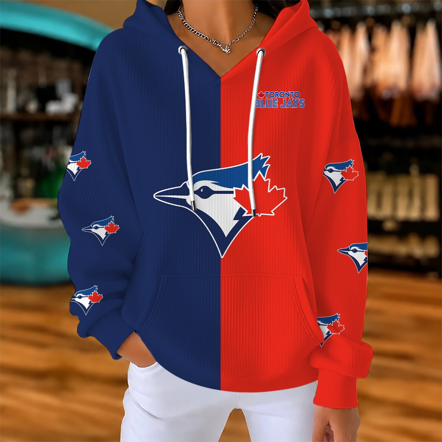 Limited Edition – Customized MLB Toronto Blue Jays Ribbed Hoodie & Sweatshirt