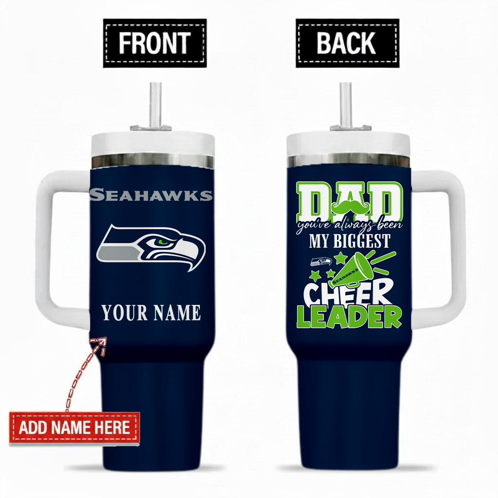 Limited Edition – Customized NFL Seattle Seahawks 40Oz Tumbler