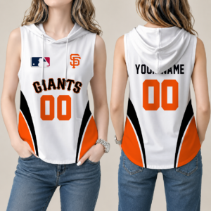 Limited Edition – Customized MLB San Francisco Giants Women’S Sleeveless Hooded Pocket Tank Top