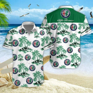 Limited Edition – Customized F1 Alfa Romeo Unisex Hawaiian Shirt & Shorts Set