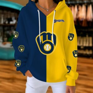 Limited Edition – Customized MLB Milwaukee Brewers Ribbed Hoodie & Sweatshirt