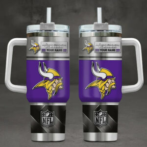Limited Edition – Customized NFL Minnesota Vikings Tumbler Cup