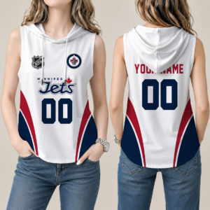 Limited Edition – Customized NHL Winnipeg Jets Women’S Sleeveless Hooded Pocket Tank Top