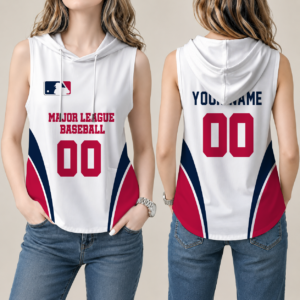 Limited Edition – Customized MLB Major League Baseball Women’S Sleeveless Hooded Pocket Tank Top
