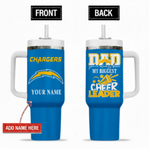 Limited Edition – Customized 09 Lac Los Angeles Chargers 40Oz Tumbler