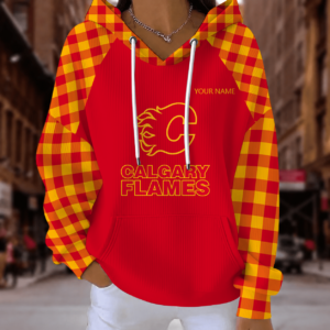 Limited Edition – Customized NHL Calgary Flames Ribbed Hoodie & Sweatshirt