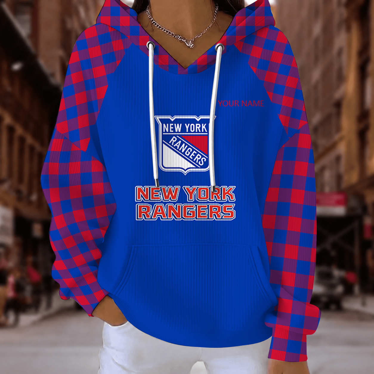 Limited Edition – Customized NHL New York Rangers Ribbed Hoodie & Sweatshirt