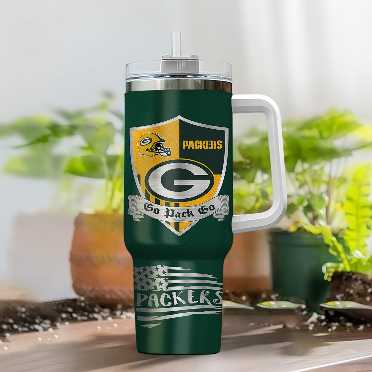 Limited Edition – Customized NFL Green Bay Packers 40 Oz Tumbler - Image 2
