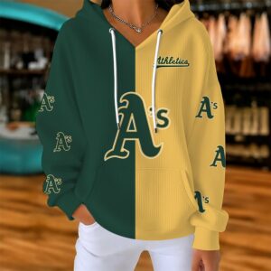 Limited Edition – Customized MLB Oakland Athletics Ribbed Hoodie & Sweatshirt