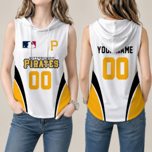 Limited Edition – Customized MLB Pittsburgh Pirates Women’S Sleeveless Hooded Pocket Tank Top