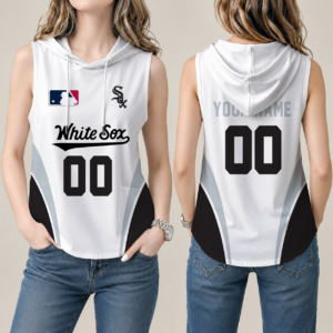 Limited Edition – Customized MLB Chicago Khaki Sox Women’S Sleeveless Hooded Pocket Tank Top