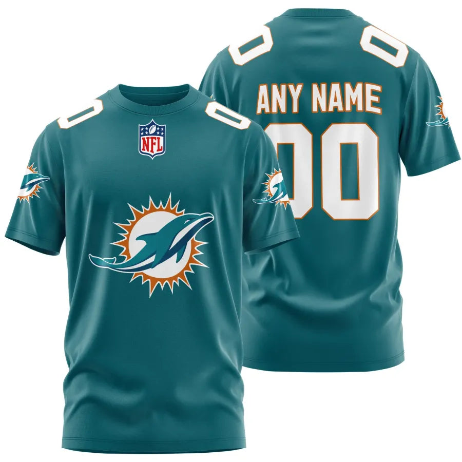 Limited Edition – Customized NFL Miami Dolphins Unisex T-Shirt